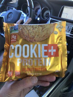 What?! Three flavors of vegan protein cookies! Roadtrip snack