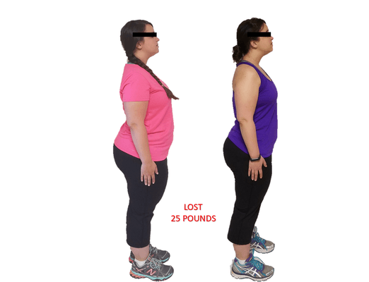 progress of our amazing client before and after photo. Crushed her goals! www.RepkeFitness.com