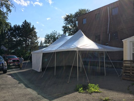 20x30 Canopy with Mesh Sidewalls