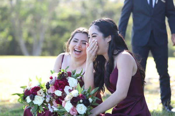 Bride and bridesmaids Bouquet