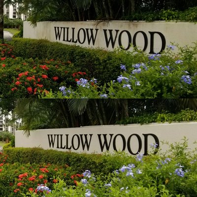 HOA Entry Sign Cleaning