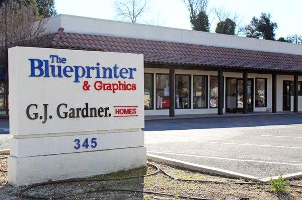 The Blueprinter and Graphics - located at 345 Spring Street in Paso Robles.