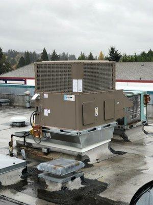 3-ton Rooftop Unit Installation