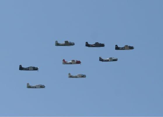 Friday afternoon formation practice