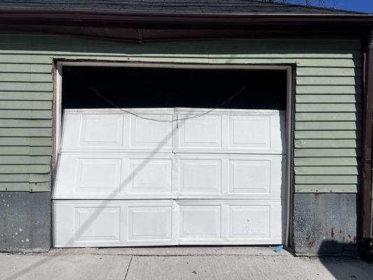 Old door needing replacement