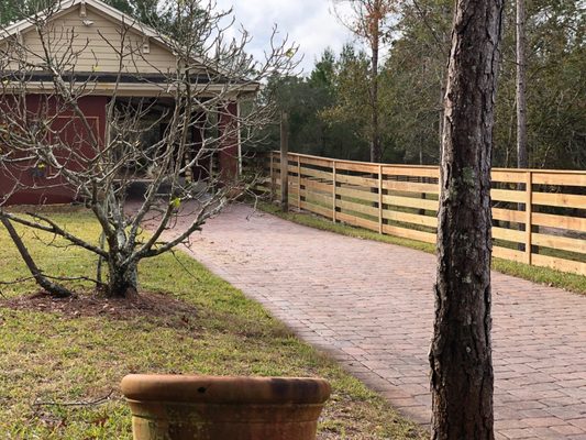 Five Ranch Rail Wood Fence by Paramount Fencing