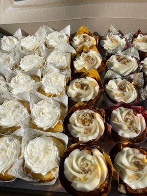 Coconut & carrot cupcakes