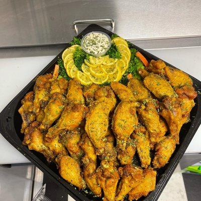 Lemon  Pepper  Wing platter