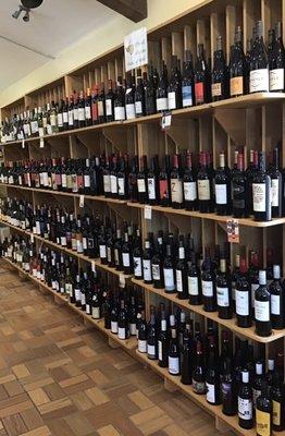 Over 200 different wines in this store ranging from $9.99 to $250 a bottle!!!