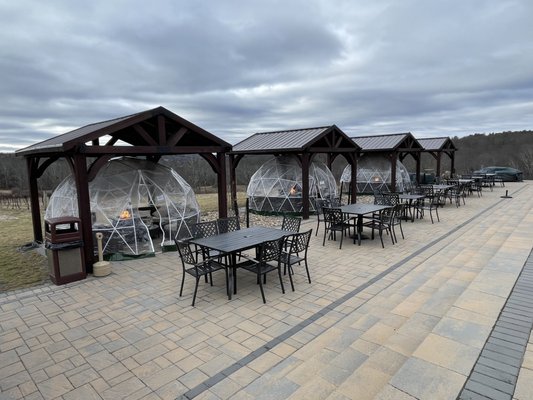 They now have igloos available on the patio