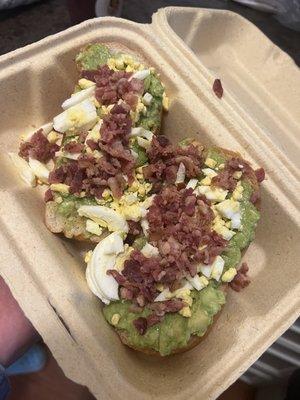 Egg Bacon Avocado Toast