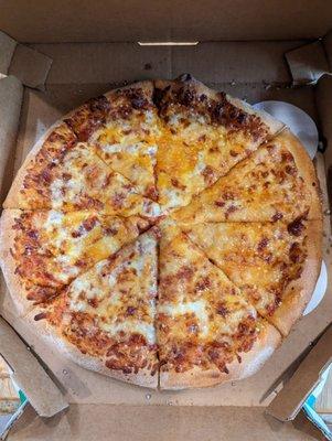 Large cheese pizza