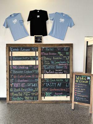 Merch and Menu