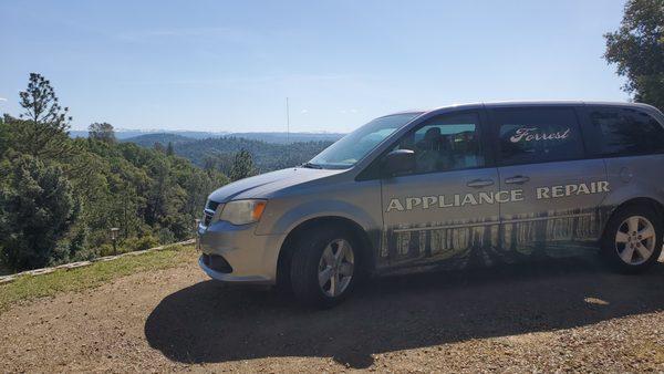 One of our service vehicles to show that you always know who we are when we arrive to your home!