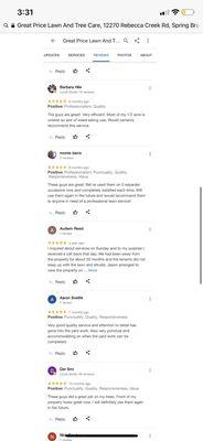 Google reviews