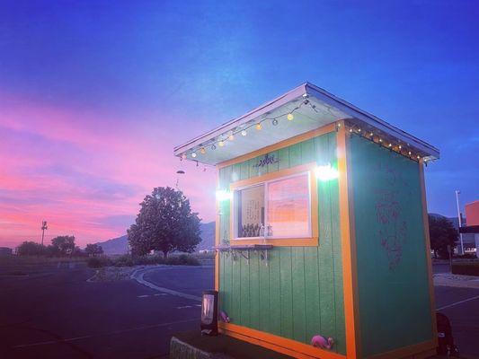 Evening shaved ice at Snowmack's!