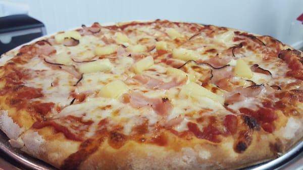 Small (12-inch) Pineapple and ham pizza