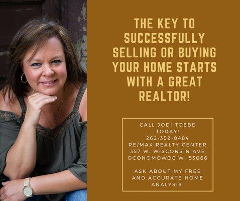 Need a Realtor?  Call Jodi Toebe direct: 262-352-0484