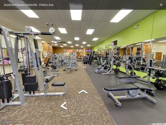 Spacious place to workout.