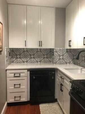 New doors and Backsplash from Neemo Tiles