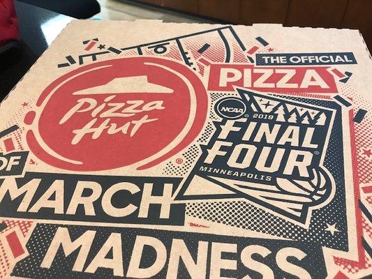 Pizza Box for March Madness.