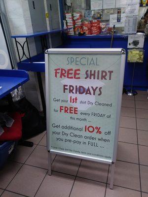 Free shirt Fridays...