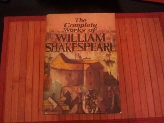 If it needs a pic of a book what better then Shakespeare