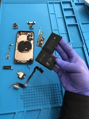 iPhone X liquid damage repair.