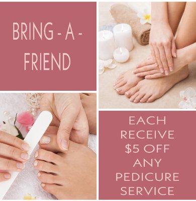 ** this special does not include our regular pedicure **