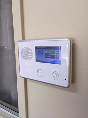 The latest touchscreen control panel! Control your home from anywhere with our smart security options!