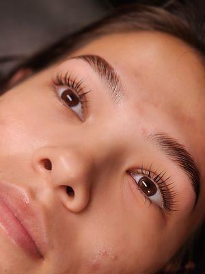 Korean Lash Lift + Lift Tint, Brow Lamination + Brow Shaping