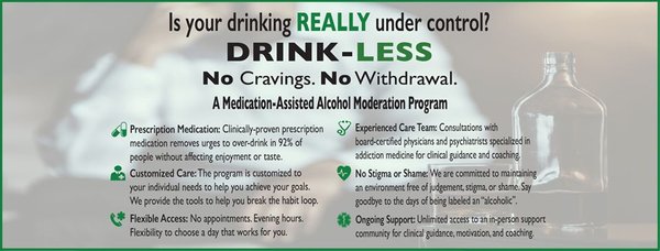 Alcohol Moderation Program - Drink-Less