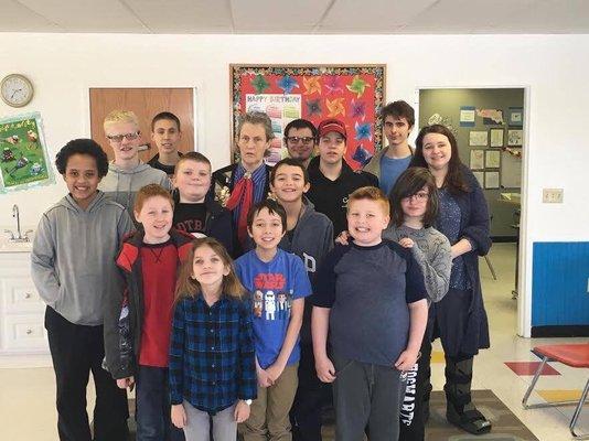 Terrific visitors. Temple Grandin.