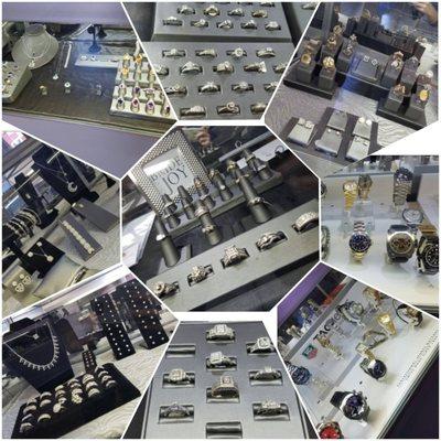 In stock estate jewelry at least 1/2 the price of retail!