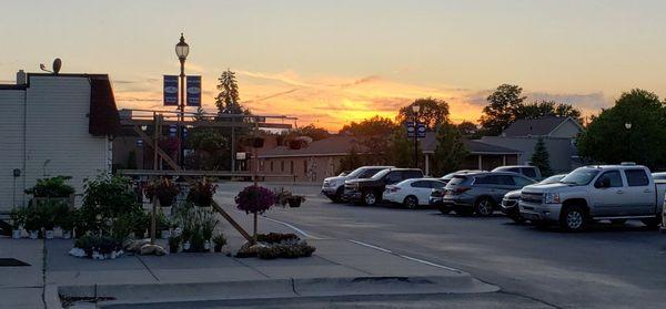 Sunset in Downtown Coldwater