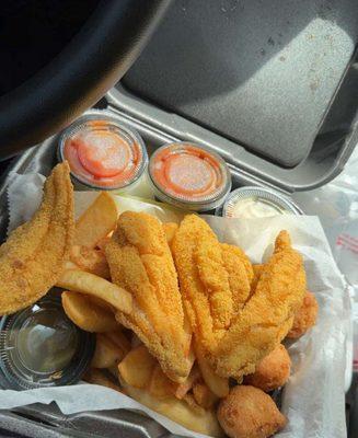 Fried Catfish plate.