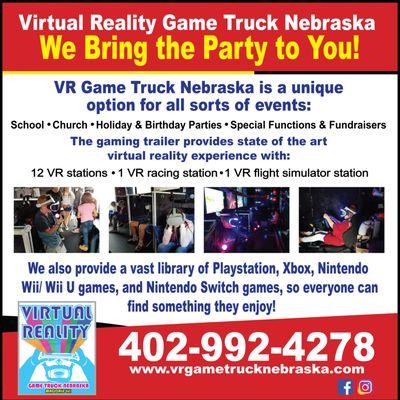 VR Game Truck Nebraska