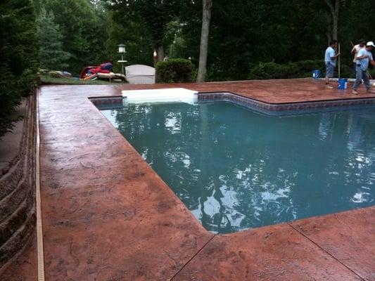 Stamped concrete