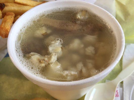 Mutton stew. 100% mutton and hominy. Pretty good with green chile.