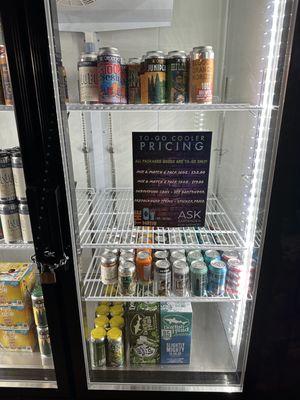 New grab and go beer and build your own six pack! Time to load it up!