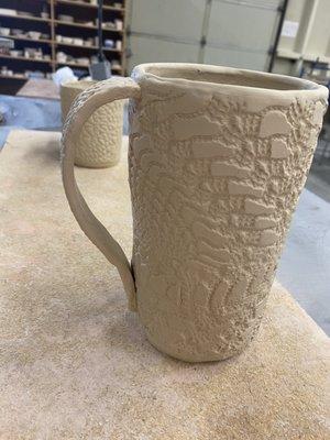 Pre fired mug