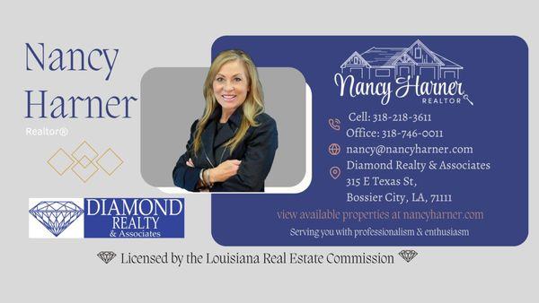 Nancy Harner - Diamond Realty & Associates