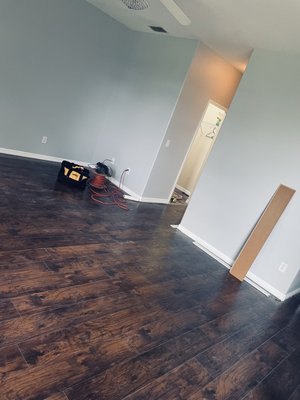 Wood floors installation