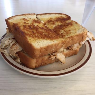 Turkey Melt on Homemade Bread