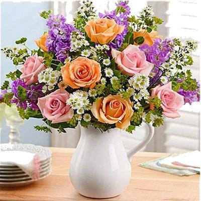 There is a beautiful selection of popular  flowers , Local Florist!!!