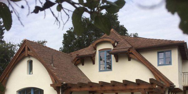 Handmade flat clay tiles installed by Natural Slate Roofing