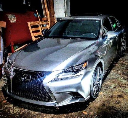 2016 IS250 F Sport with 4 step paint correction exterior detail service