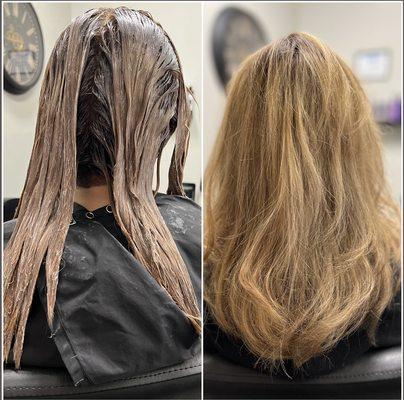 Color correction and shadow root