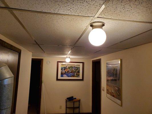 Drop ceiling installation