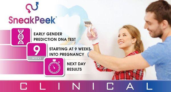 DNA Gender blood test available at GoldenView Ultrasound Boston combined with an ultrasound for one low price to determine ge...